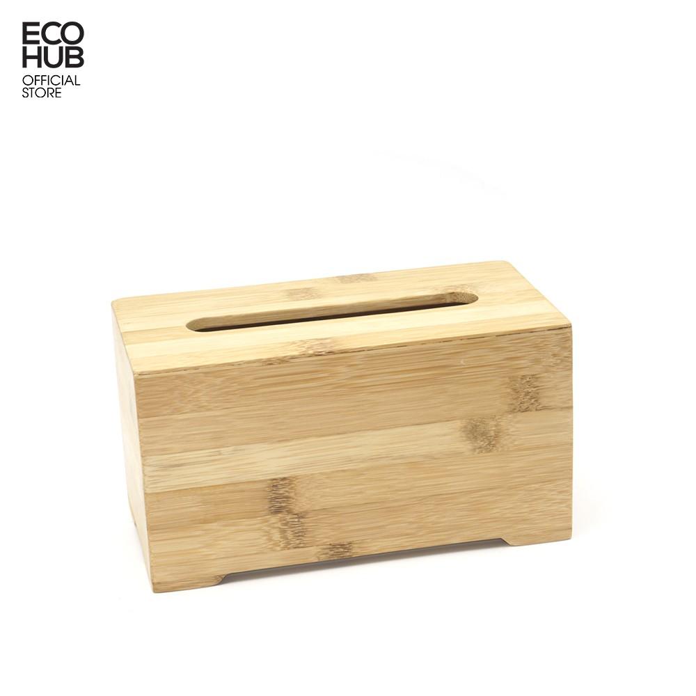 Hộp đựng giấy ăn bằng tre, Chữ nhật (Size: 23x12xH12.5cm) | EH057