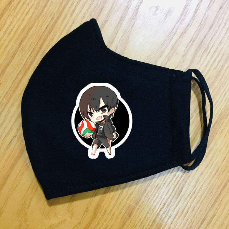 Khẩu trang Haikyuu!! set 2 cái nhiều nhân vật