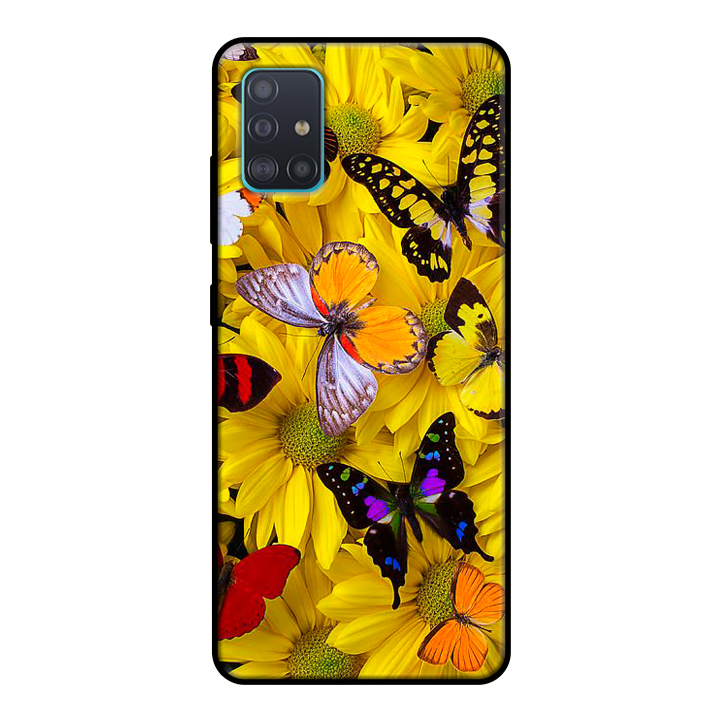 Ốp lưng điện thoại Samsung Galaxy A51 viền dẻo TPU BST HOA Mẫu 7