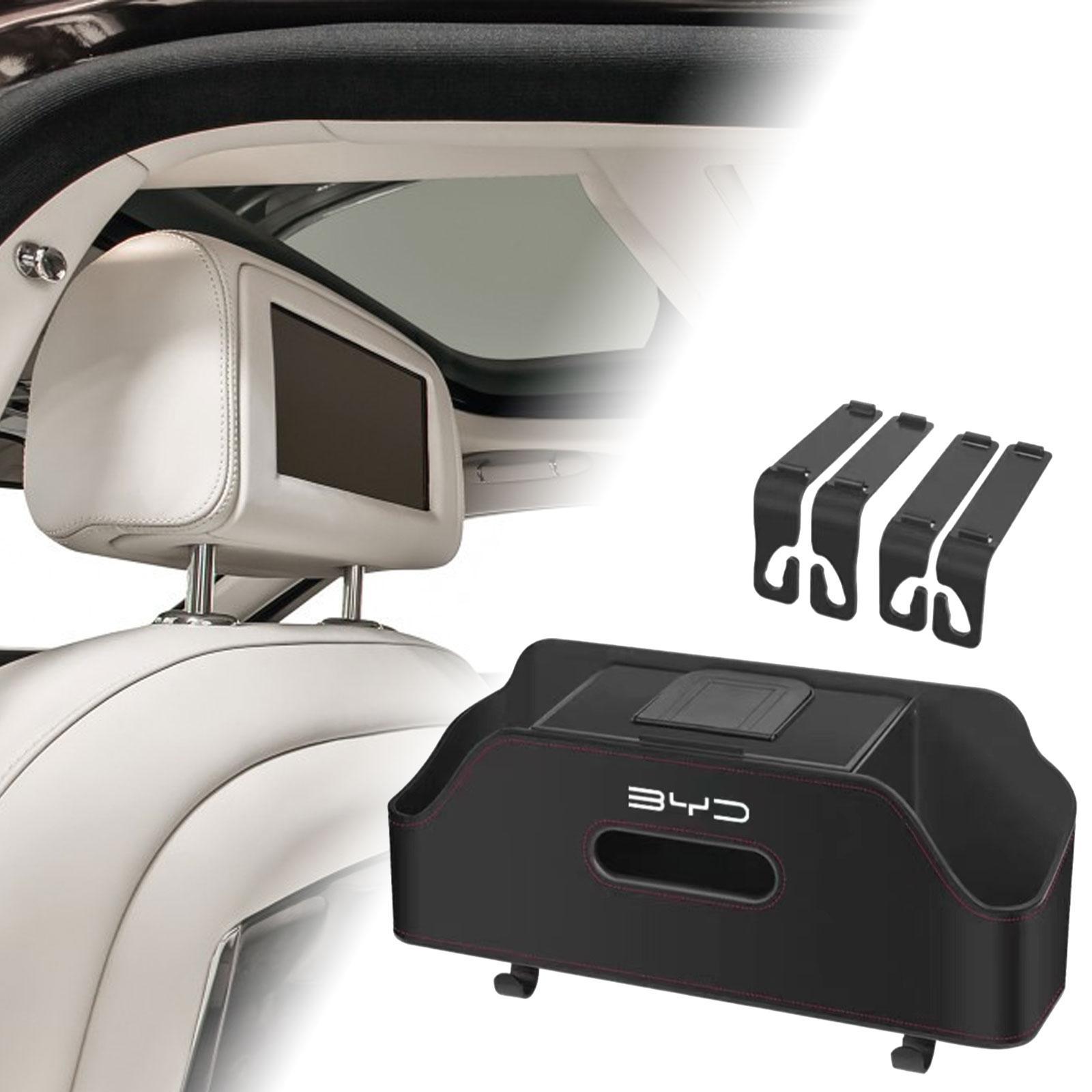 Car Back Seat Organizer Keep Tidy with Hooks Hanger Stylish Drink Cup Holder