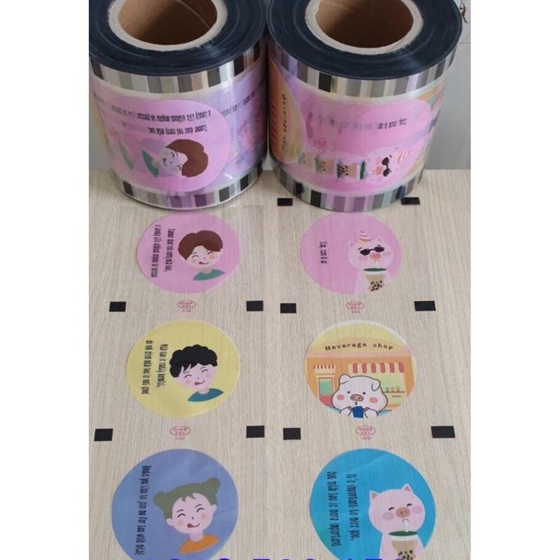 Màng dập cốc trà sữa, màng in ly, màng ép sẵn 2400 hình