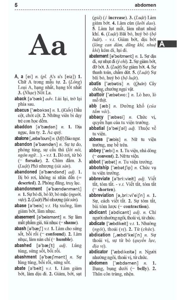 Sách - Từ Điển Anh-Việt - English-Vietnamese Dictionary - 200000 Từ