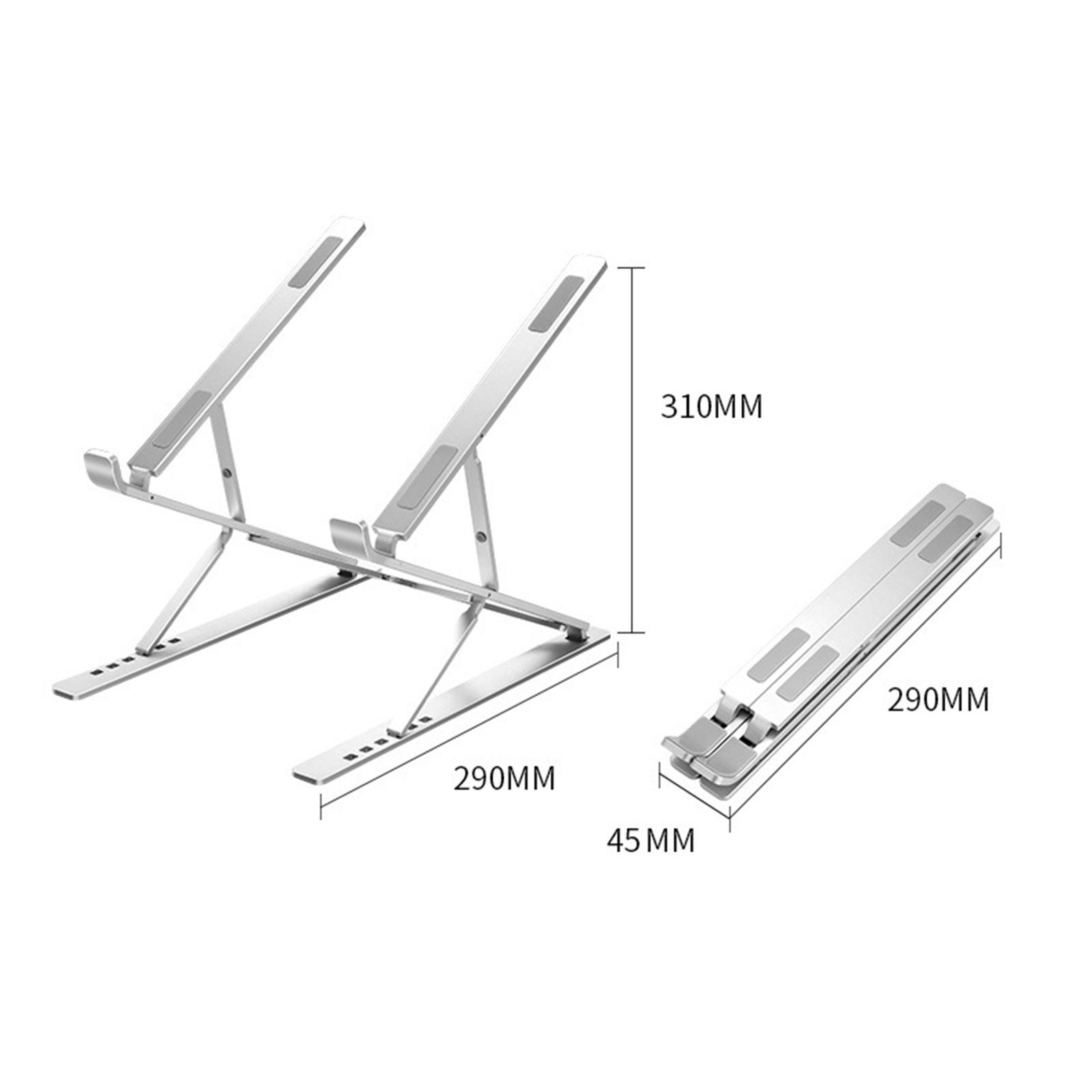 Foldable Adjustable Laptop Stand Portable Notebook Holder Aluminium Alloy Laptop Tablet Stand Computer Bracket