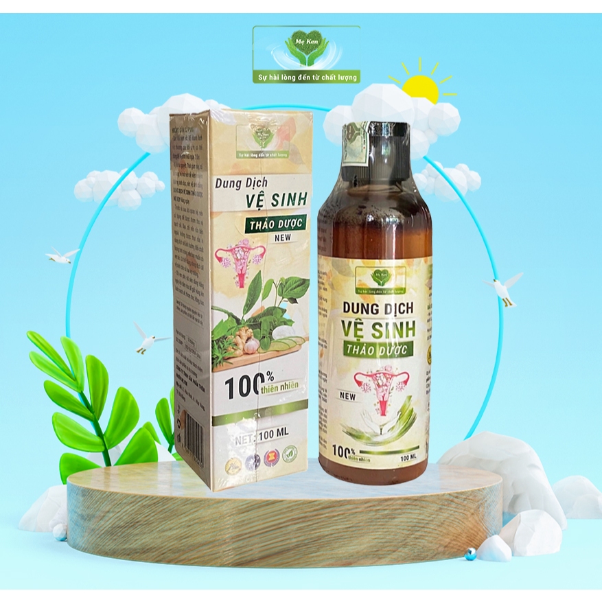 Dung Dịch Vệ Sinh Phụ Nữ Thảo Dược Mẹ Ken 100ml