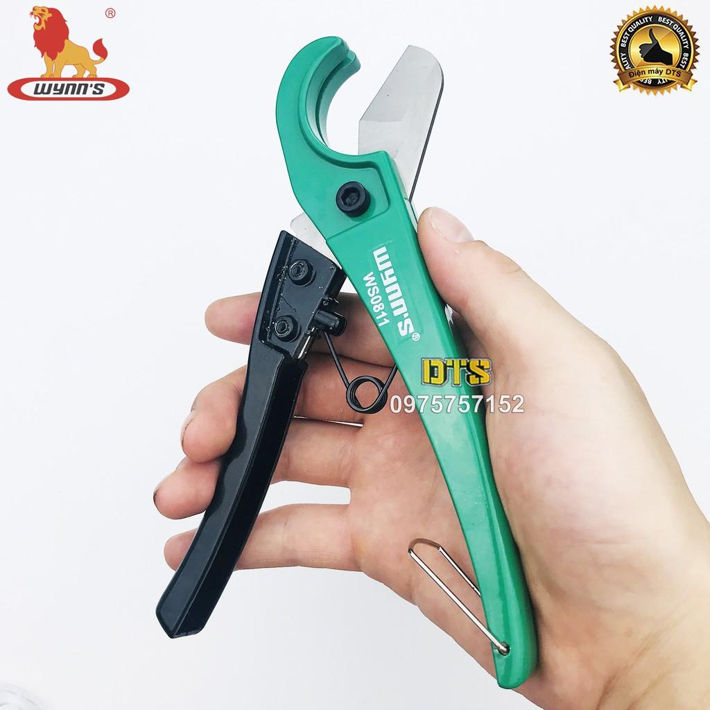 Kéo cắt ống nhựa PVC kiểu nhanh WYNN’S 210mm, dao cắt ống nước 0-36mm, cắt nhanh gen luồn dây điện ruột gà, được thợ đi