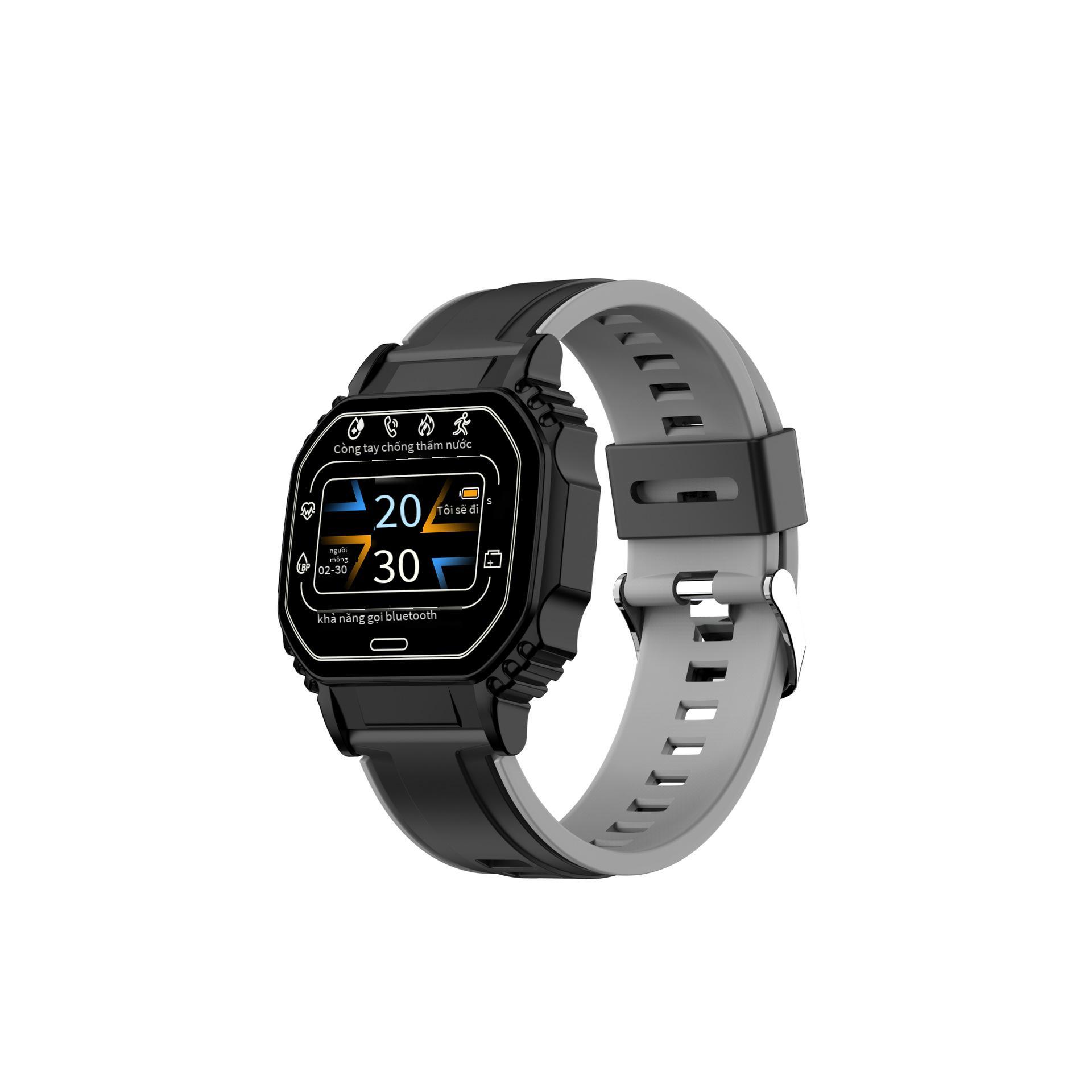 Giao hàng nhanh B2 gọi bluetooth dây đeo cổ tay thể thao đếm bước nhịp tim theo dõi huyết áp giấc ngủ vòng tay thông minh thể thao nguồn