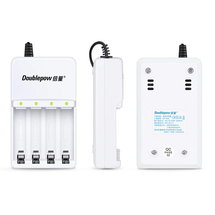 Bộ Sạc Pin Tiểu Doublepow K02 Dòng Sạc Nhanh - Tự ngắt - An Toàn - Sạc các loại Pin AAA, AA Sạc Pin Micro Không Dây - Sạc Pin Đồ Chơi Điện Tử - Sạc Pin Tiểu Dung Lượng Cao Hàng Chính Hãng