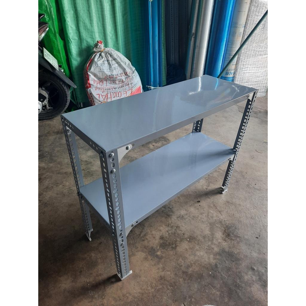 Kệ sắt mâm v lỗ cao 60-80-1M-1,2M ,nhiều tầng