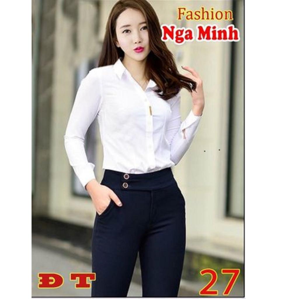 ÁO SƠ MI TRẮNG CÔNG SỞ TAY DÀI CAO CẤP SHOP PHƯƠNG CHÂU