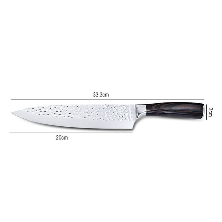 DAO BẾP NHẬT BẢN GYUTO THÉP DAMASCUS MÃ E2DT119