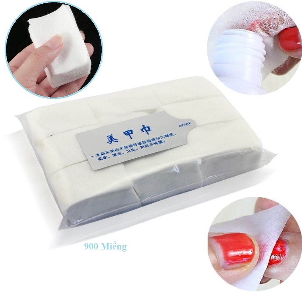 Giấy Lau Gel Làm Nail, Chất Liệu Mềm Mịn, Có Độ Dai, Sử Dụng Nhiều Chức Năng, Thấm Hút Tốt, Thiết Kể Cắt Sẵn Nhỏ Gọn Và Tiện Lợi