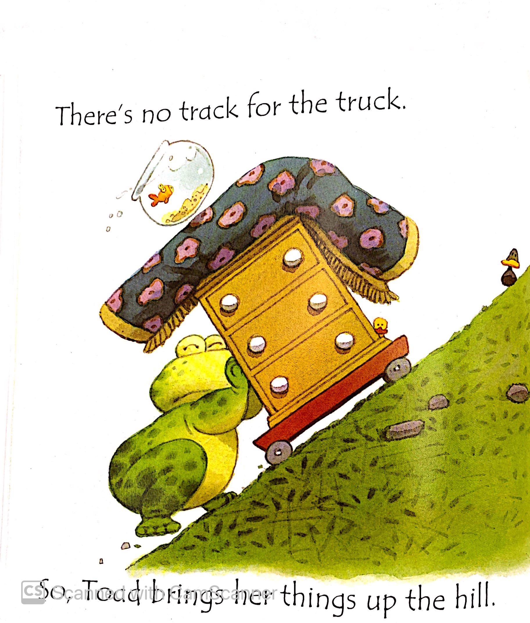 Usborne Toad makes a road