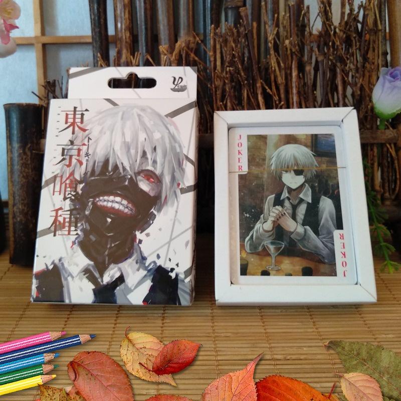 Bộ bài Tây anime tokyo ghoul,ngạ quỷ vùng tokyo nhật bản bộ tú poker 54 lá in hình manga dễ thương độc đáo