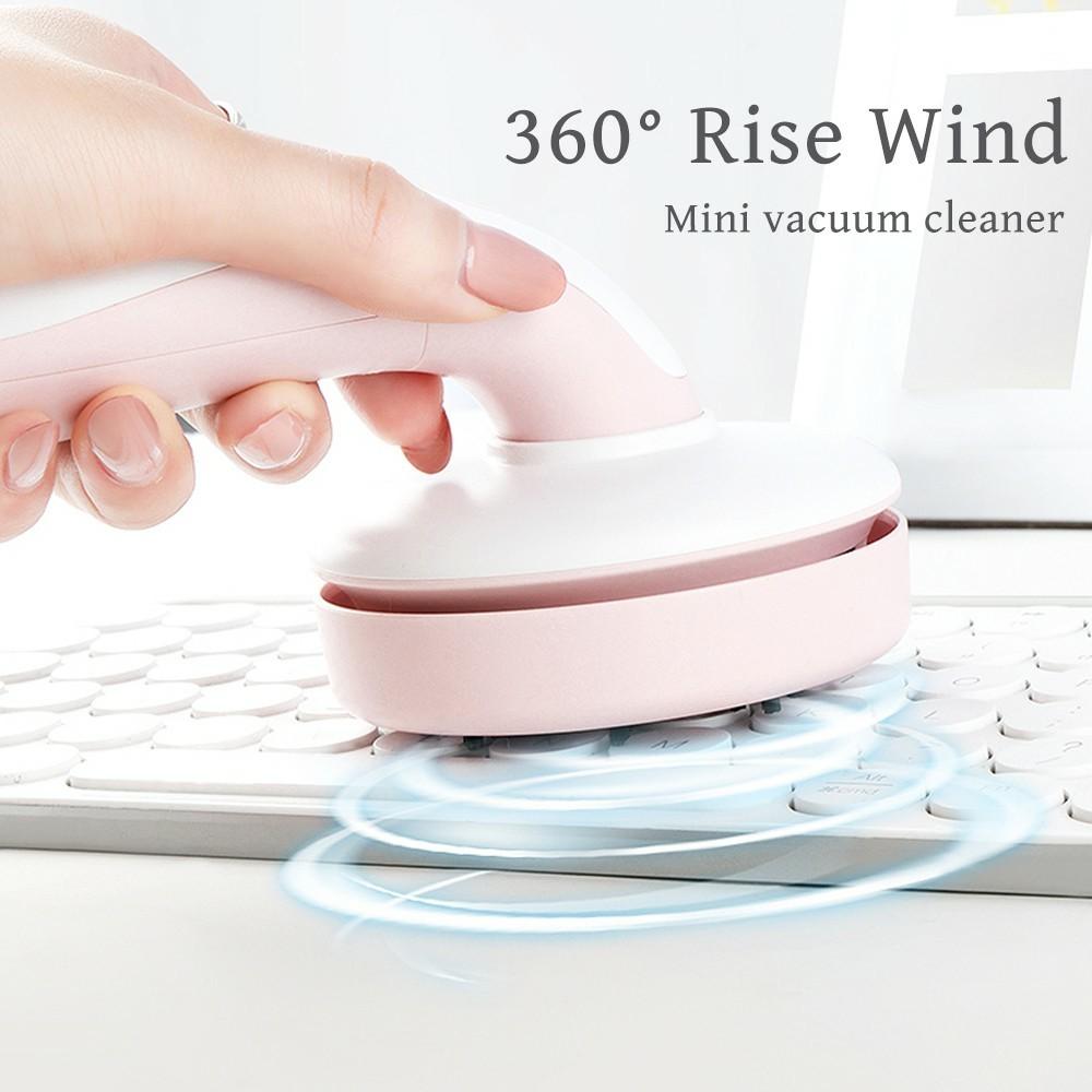 PVN14513 Máy hút bụi mini cầm tay không dây dùng vệ sinh bàn làm việc, máy tính sạc pin usb T2