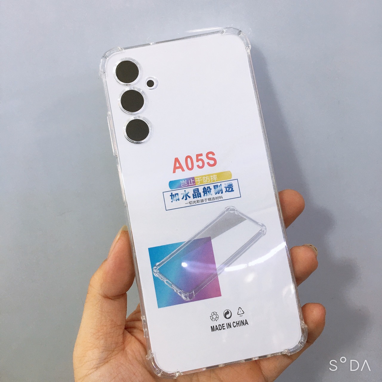 Ốp lưng dành cho Samsung A05 | A05s dẻo trong chống sốc 4 góc cạnh, bảo vệ camera Kai Nguyễn