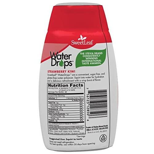 SweetLeaf WaterDrops, Strawberry Kiwi, 1.62 Fl Oz