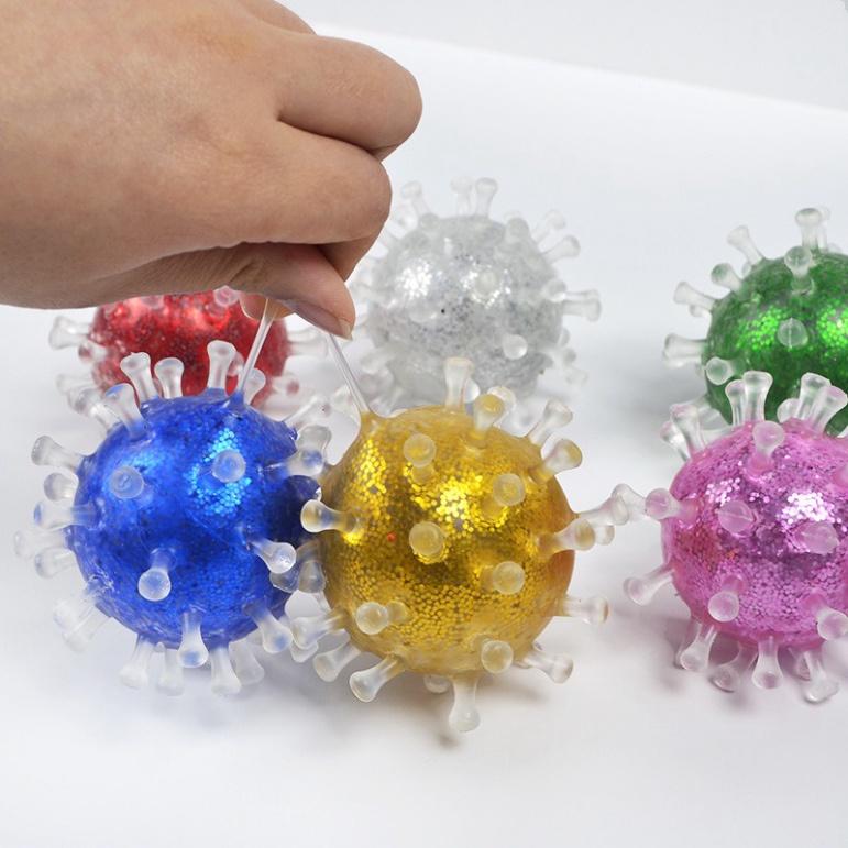 Squishy con vjrus C0R0NA Mochi mềm mịn dễ thương chân thực giảm stress co dãn đàn hồi ngộ nghĩnh bóp giải trí