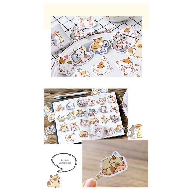 Stickers 45 miếng trang trí album ảnh, mũ bảo hiểm, cốc, quà tặng,.. (HÀNG LOẠI ĐẸP) nhiều phong cách lựa chọn