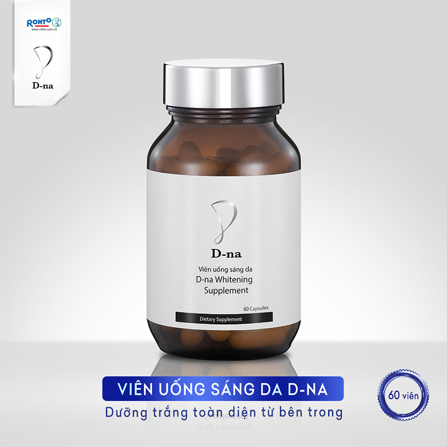 Viên uống sáng da glutathione D-na Whitening Supplement (60 Viên)