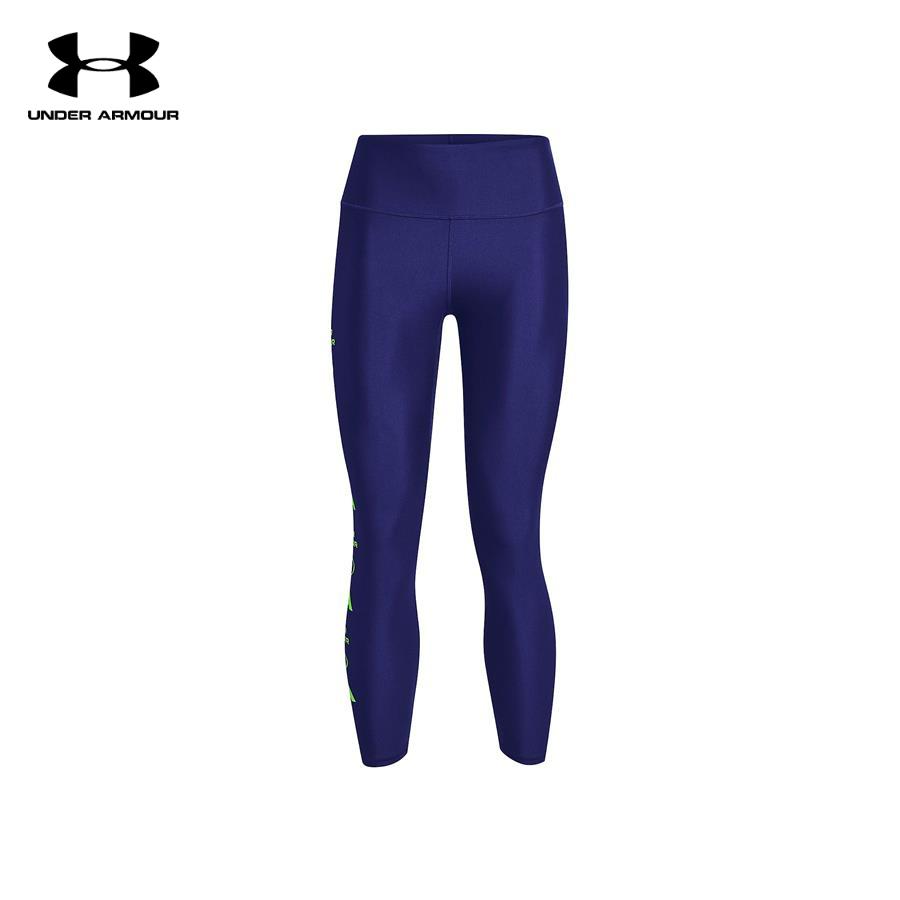 Quần legging thể thao nữ Under Armour HeatGear Armour No-Slip Waistband Graphic Ankle - 1361013-415