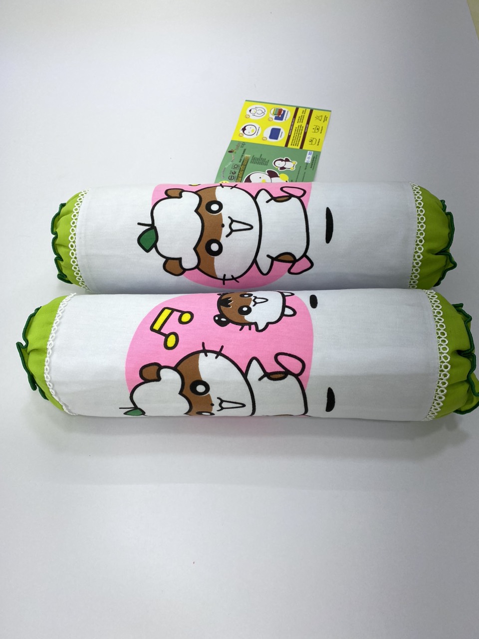 Hai Gối Ôm Nhỏ BabyTop (12x42)cm x 2 ( Màu và họa tiết ngẫu nhiên )