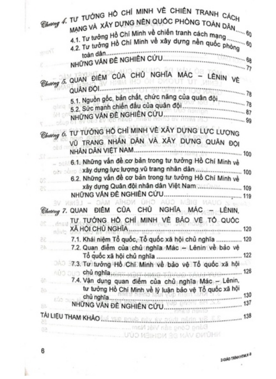 Sách - Giáo Trình Học Thuyết Mác - Lênin, Tư Tưởng Hồ Chí Minh Về Chiến Tranh, Quân Đội Và Bảo Vệ Tổ Quốc