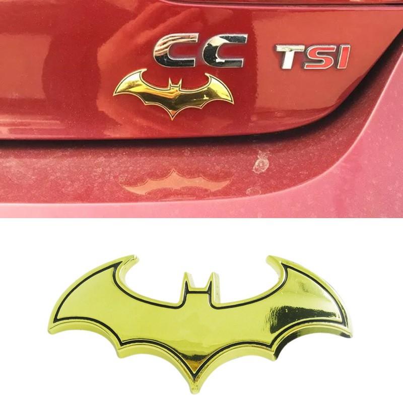 Logo Batman 3D bằng kim loại trang trí xe hơi