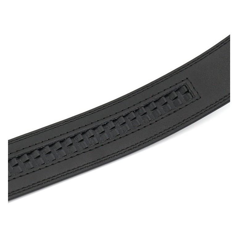 Dây lưng da bò cấp - dây da bò 2 lớp - dây khóa trượt bản 3,1 cm