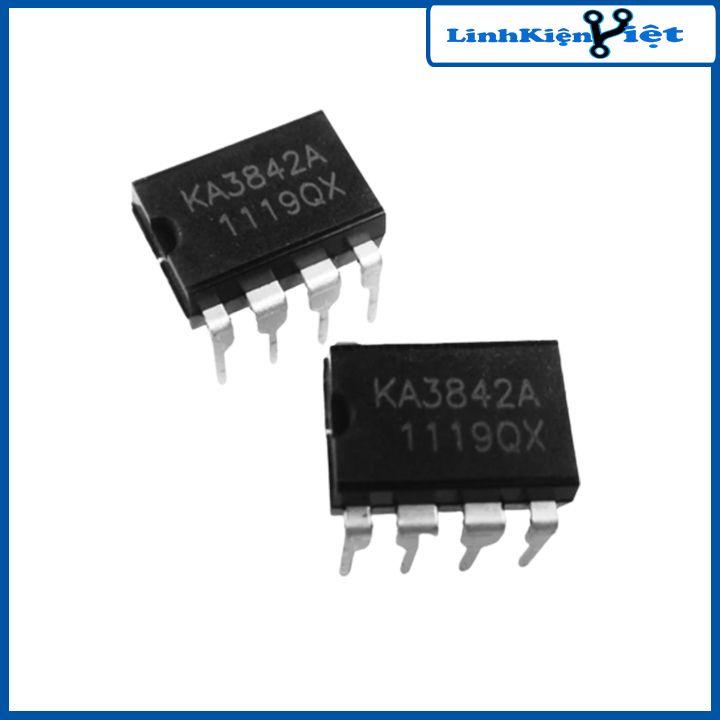 Ic chức năng dao động KA3842A chân cắm DIP8