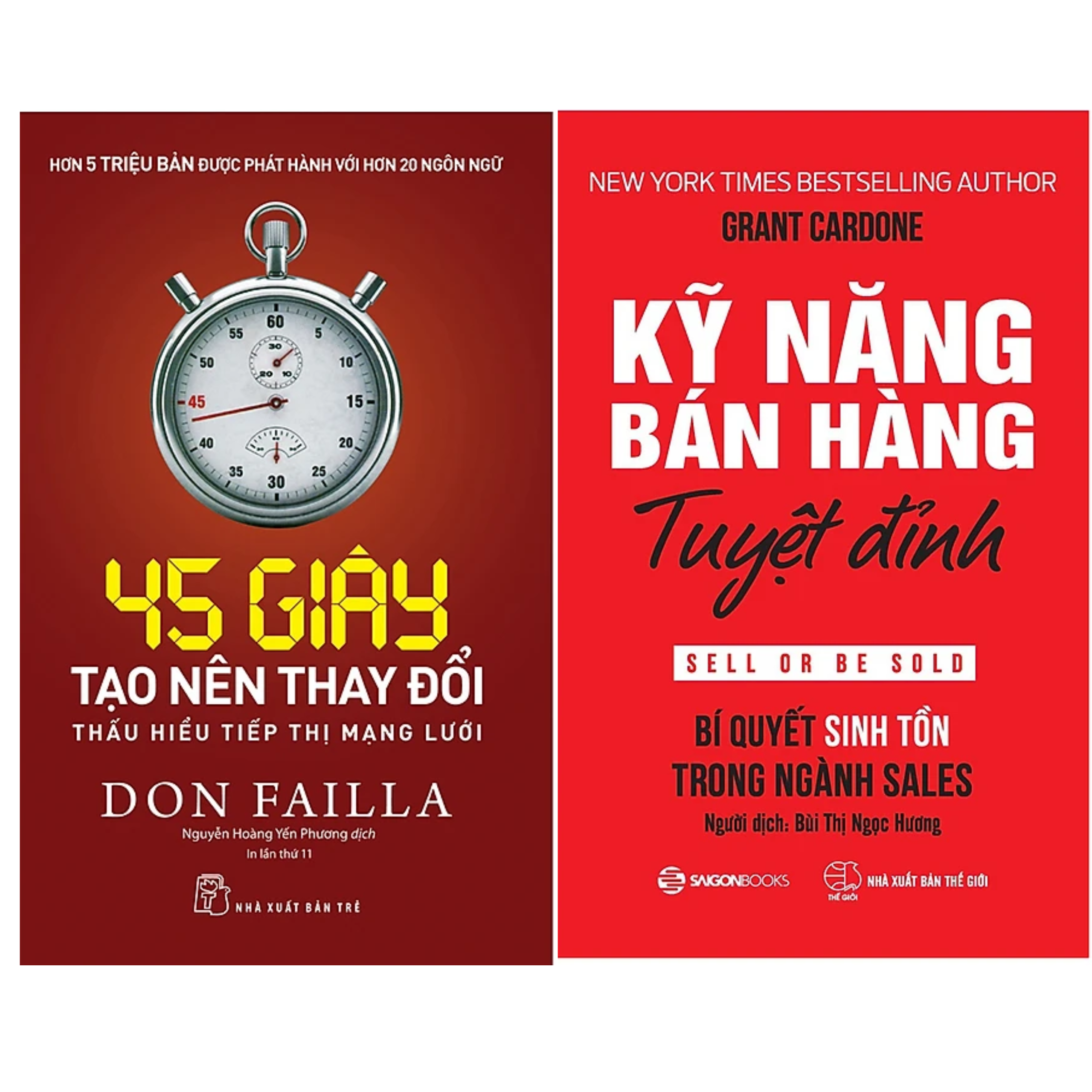 Combo 2Q: 45 Giây Tạo Nên Thay Đổi - Thấu Hiểu Tiếp Thị Mạng Lưới + Kỹ Năng Bán Hàng Tuyệt Đỉnh