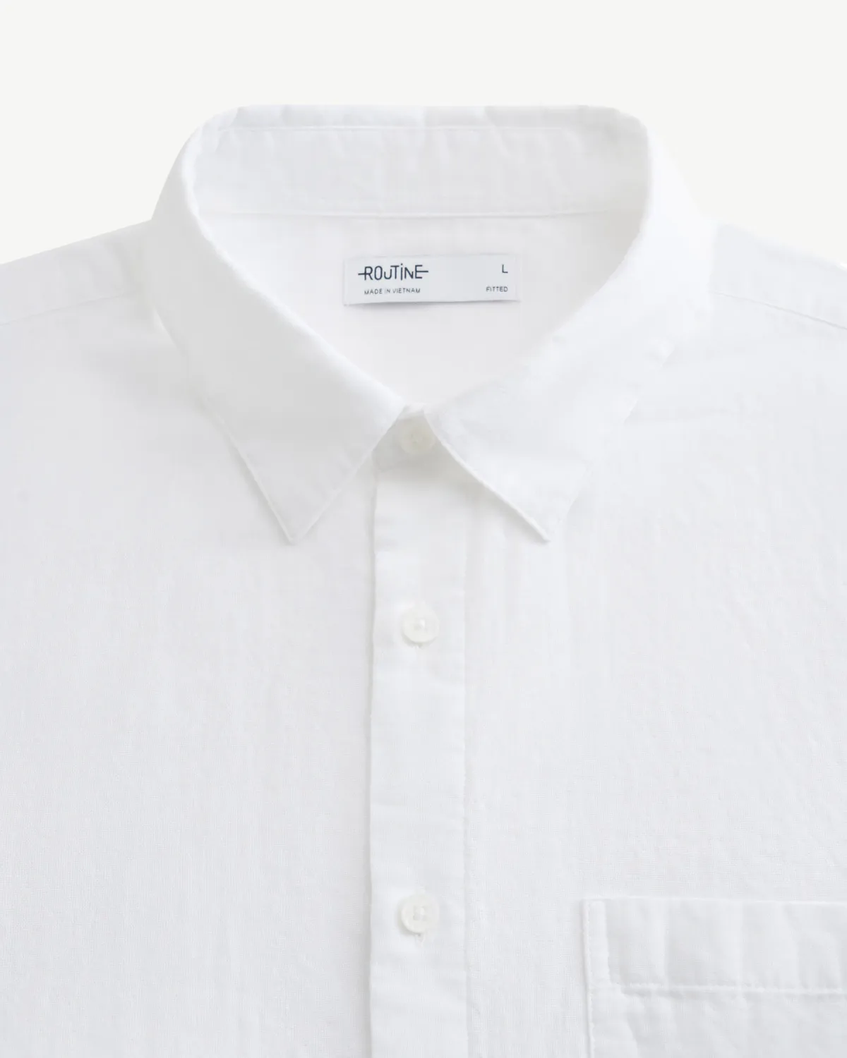 Áo sơ mi tay ngắn nam dobby. Fitted - ROUTINE 10F25SHS005