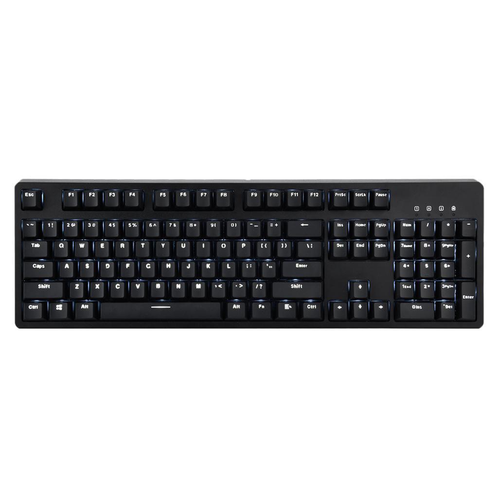 Cherry Black Switches 104 Keys USB Mechanical Gaming Keyboard for PC