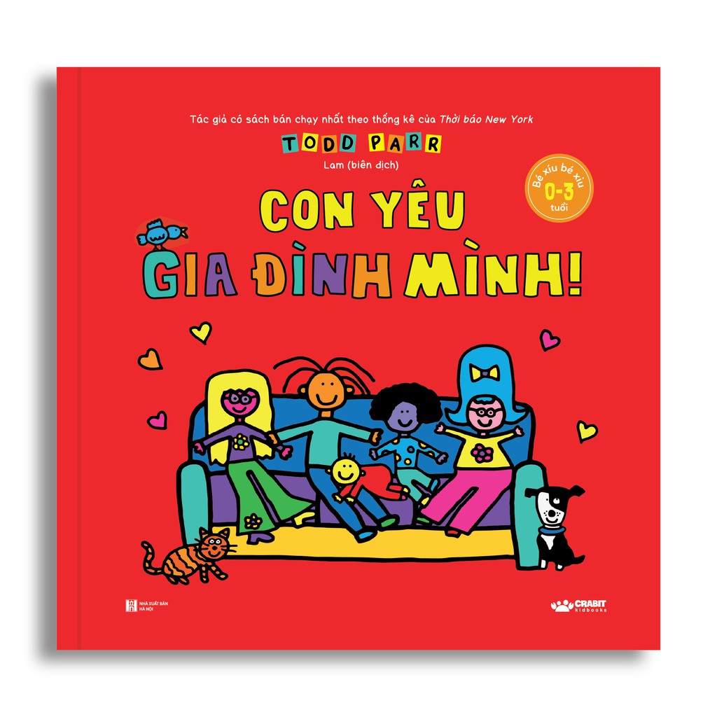 Sách - Bộ 5 cuốn Bé xíu bé xiu - Todd Parr - Bồi đắp những kỹ năng xã hội đầu đời - Crabit Kidbooks