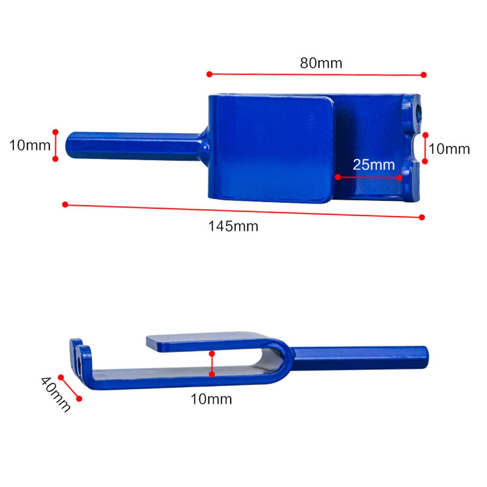 Ice Anchor Power Drill Adapter Practical Metal Shelter Tent Fixer for Make Set up Shelters Ice Insert Sewing Tent Peg