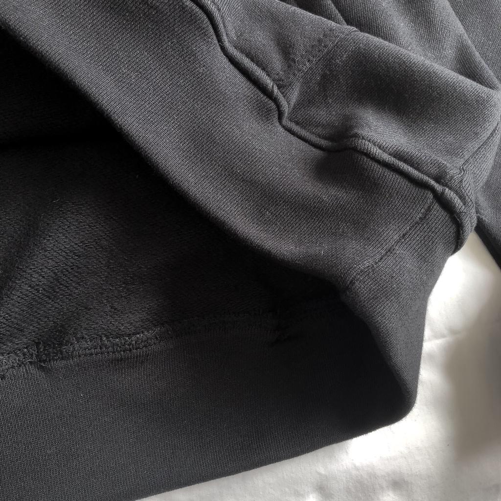 Áo Hoodie thêu hình MEANSTORE nỉ da cá có mũ oversize unisex nam nữ form rộng phong cách Hàn Quốc - Khẩu trang
