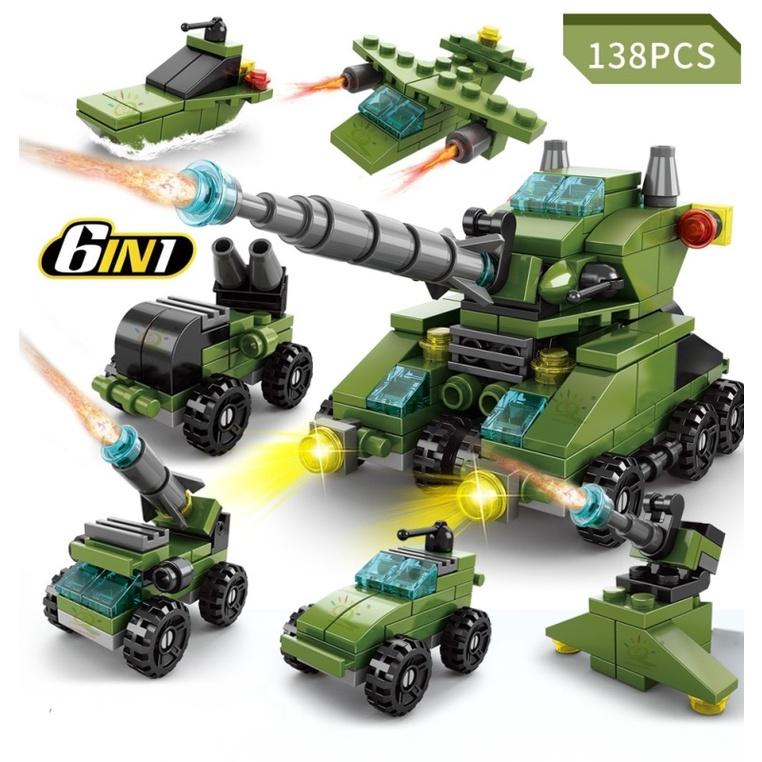 Đồ Chơi Lego Xếp Hình Quân Sự Xe Tăng - Xe Tải - Chiến Hạm - Bộ Lính Oxford K062