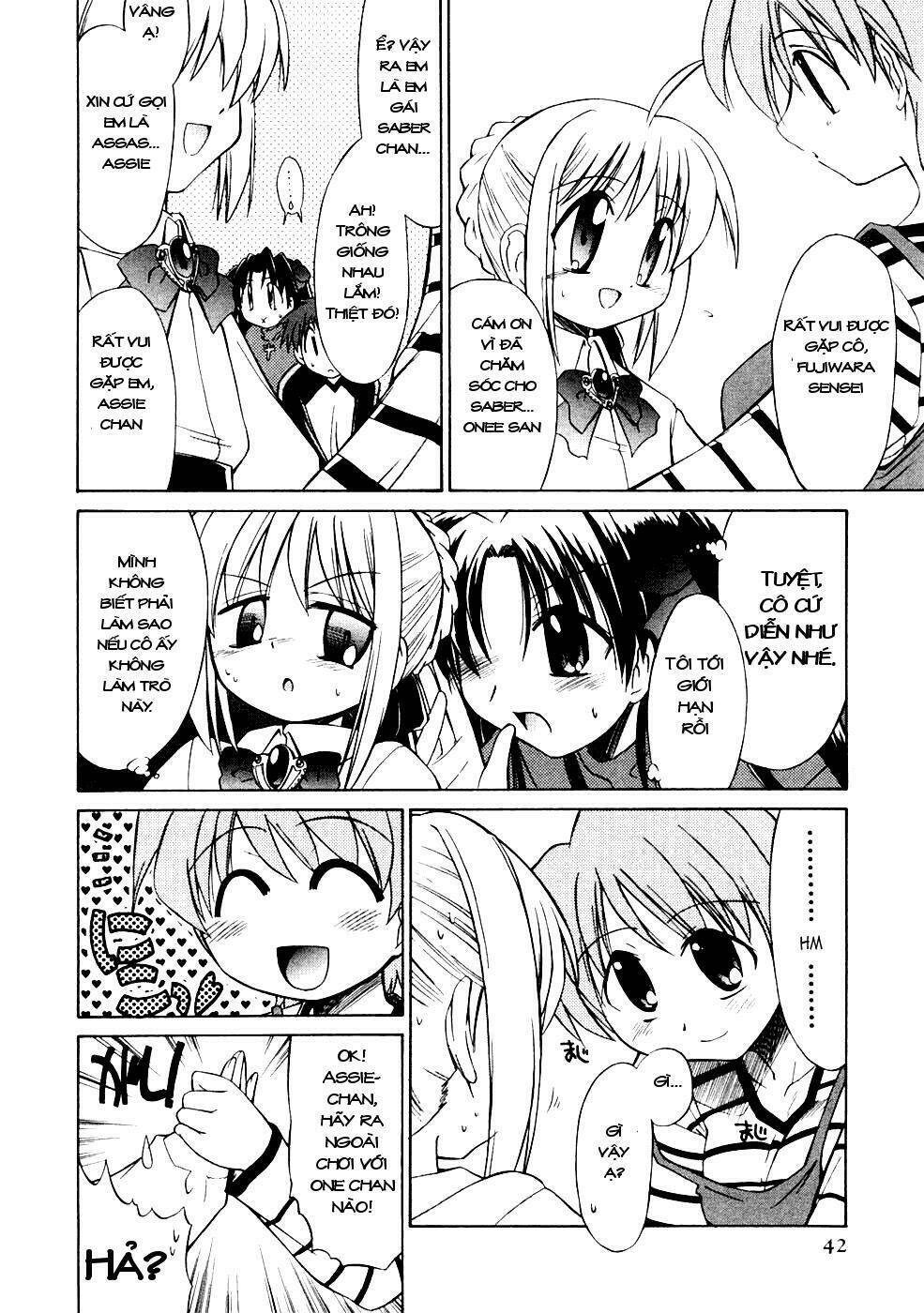 chén thánh: đêm định mệnh - doujinshi lovely days chapter 1 6