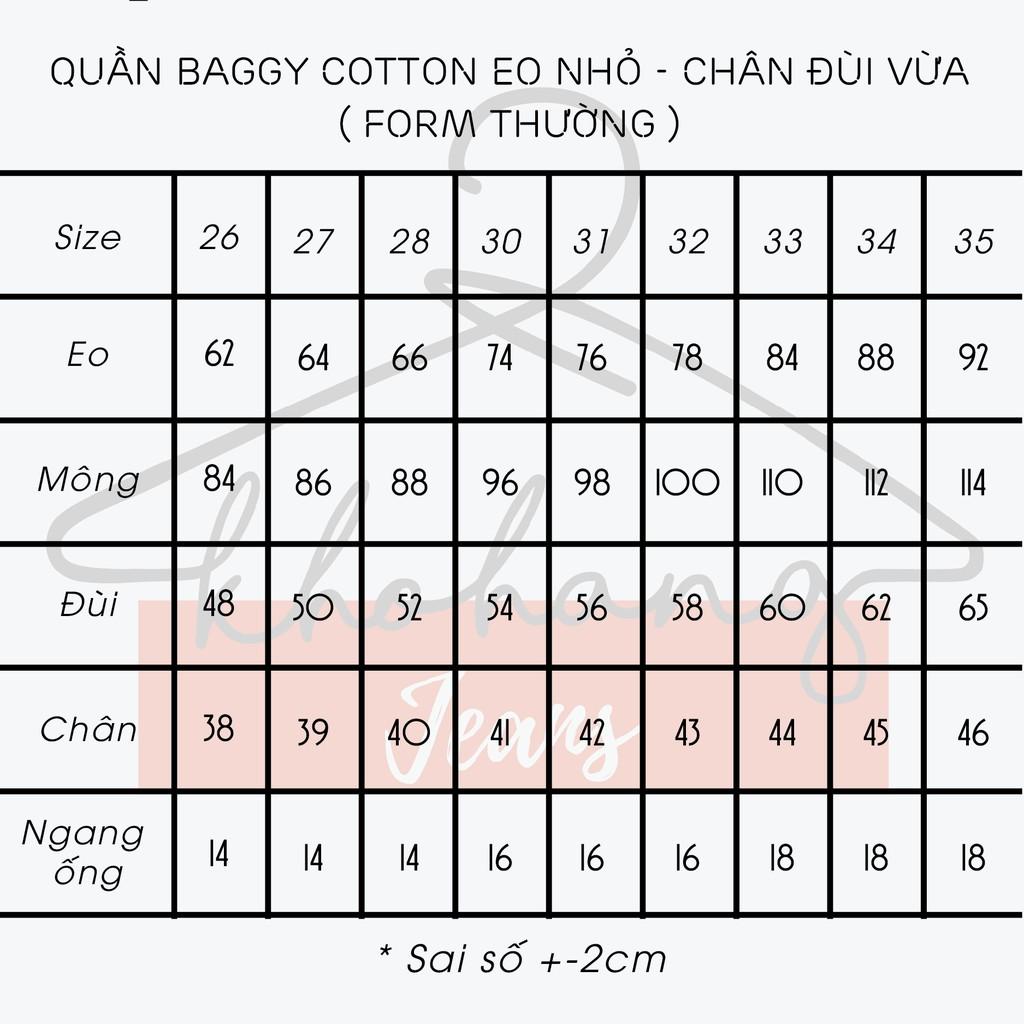 Quần jean Baggy Trơn Xanh Đá Đậm - Form Đẹp