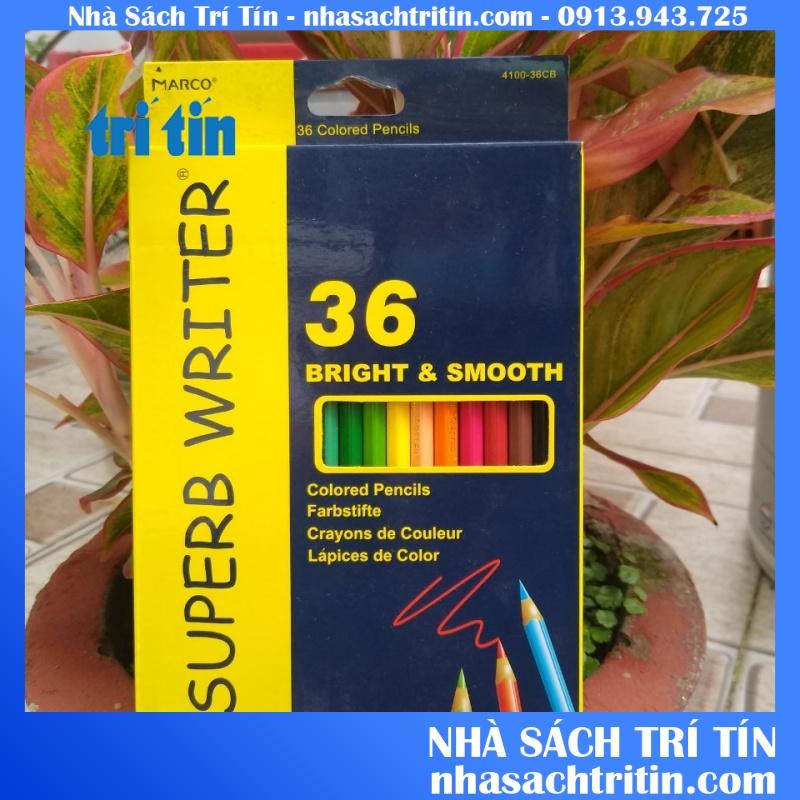 Bút Chì màu 4100 Marco Superb Writer ( 12 / 24 / 36 màu ) hộp giấy