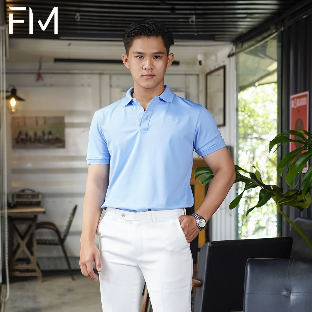 Áo polo thun cá sấu poly thiết kế đơn giản, chất vải mát mềm mịn co giãn cực tốt - FORMEN SHOP - FMPS198