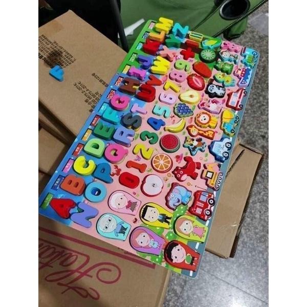 BỘ BẢNG SỐ CÂU CÁ THÔNG MINH BẰNG GỖ