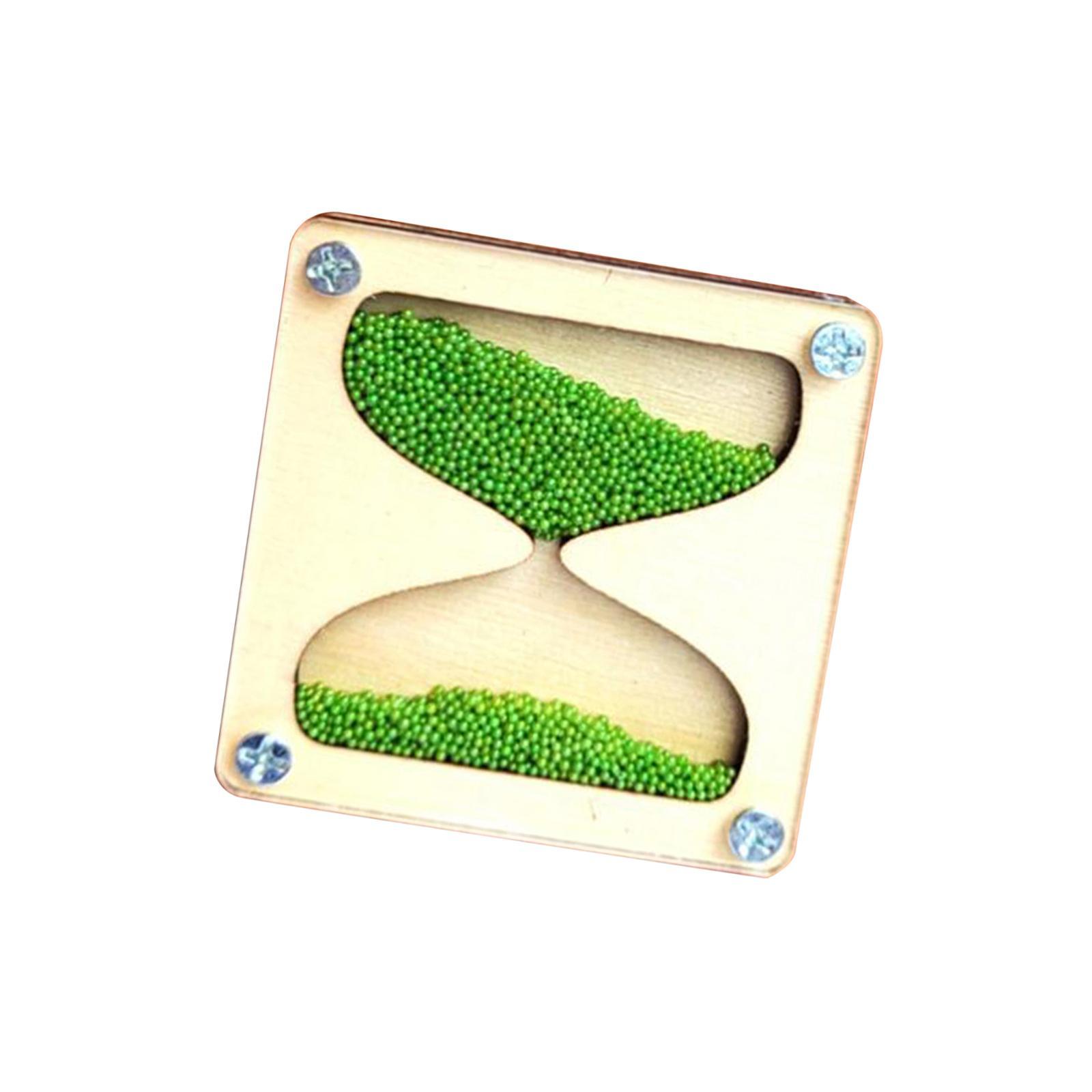 Wooden Hourglass Busy Board Kit Fine Motor Skill for Preschool Toddler