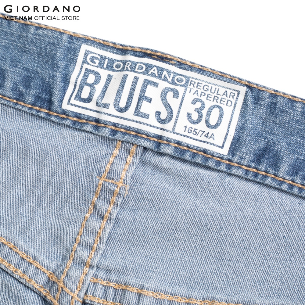 Quần Jeans Dài Nam Regular Taper Giordano 01112008