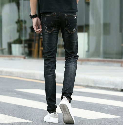 Quần jeans Nam Titishop QJ277 Wax Co giãn