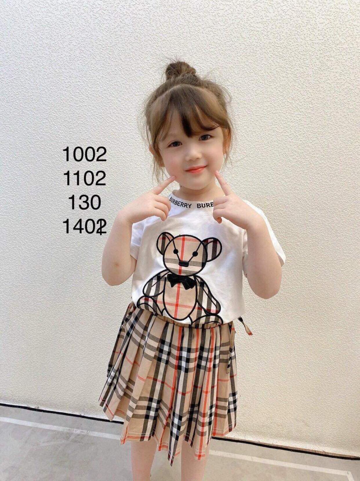 Set áo váy bé gái từ 12 đến 27kg