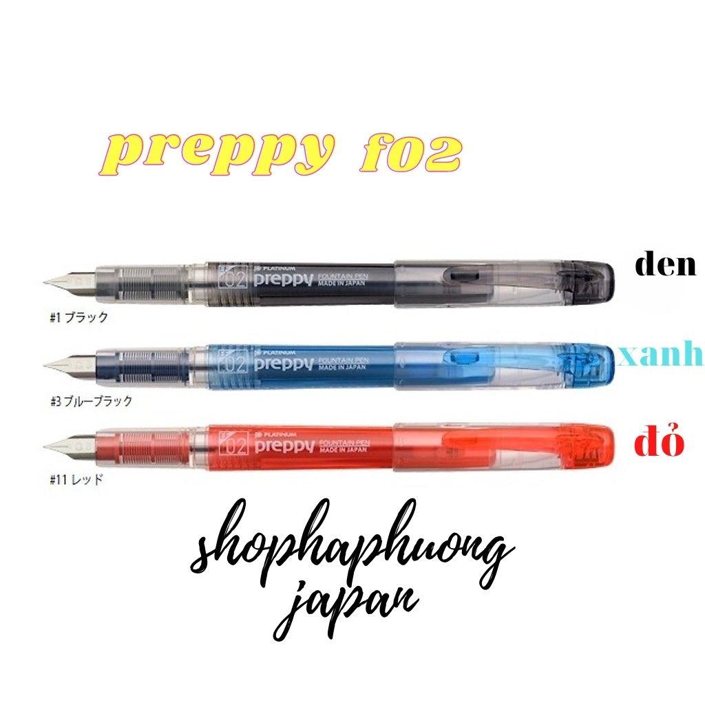 Bút MáyNhật Bản Preppy F02 ,Nét Nhỏ (Phiên Bản Mới),Bút Mực Tiểu Học ,Bút Học Sinh,Viết Luyện Chữ Đẹp