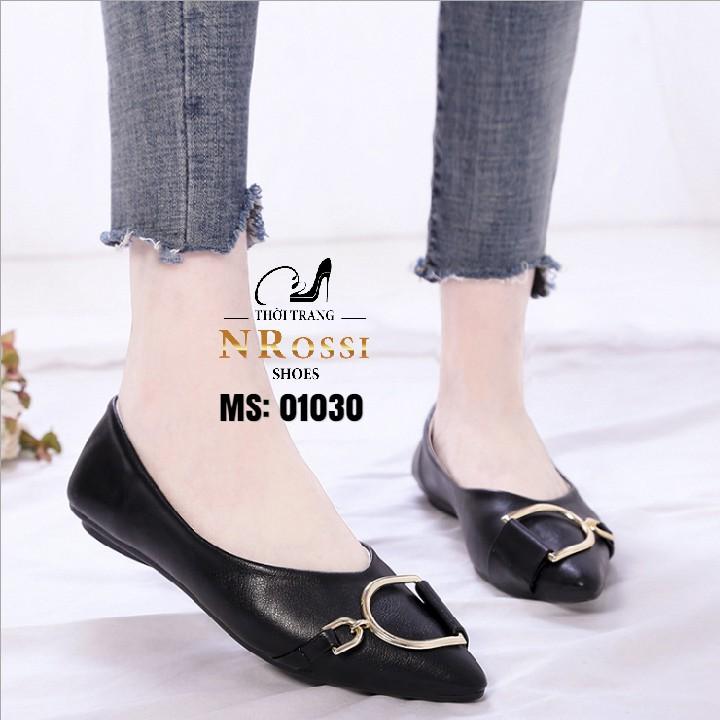 FREESHIP Giày Bệt nữ big size màu đen 40 41 42 43 44 NRossi