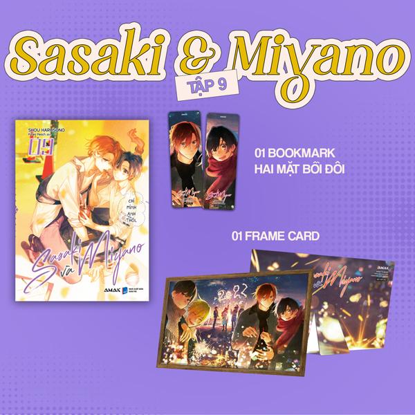 Sách - Sasaki Và Miyano - Tập 9 - Tặng Kèm Bookmark Hai Mặt Bồi Đôi + Frame Card Kèm Chân Đế Dựng Tiện Lợi - ảnh 3