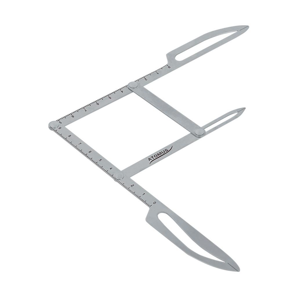 Stainless Caliper Microblading Tool Flexible Removable Ruler Arm Ratio Measure Caliper Ruler