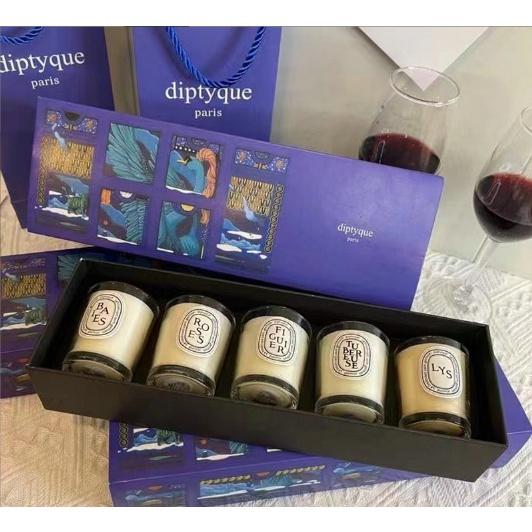 Bộ Set Hộp Sáp Thơm khử mùi DIPTYQUE Paris cao cấp (Box 5pcs)